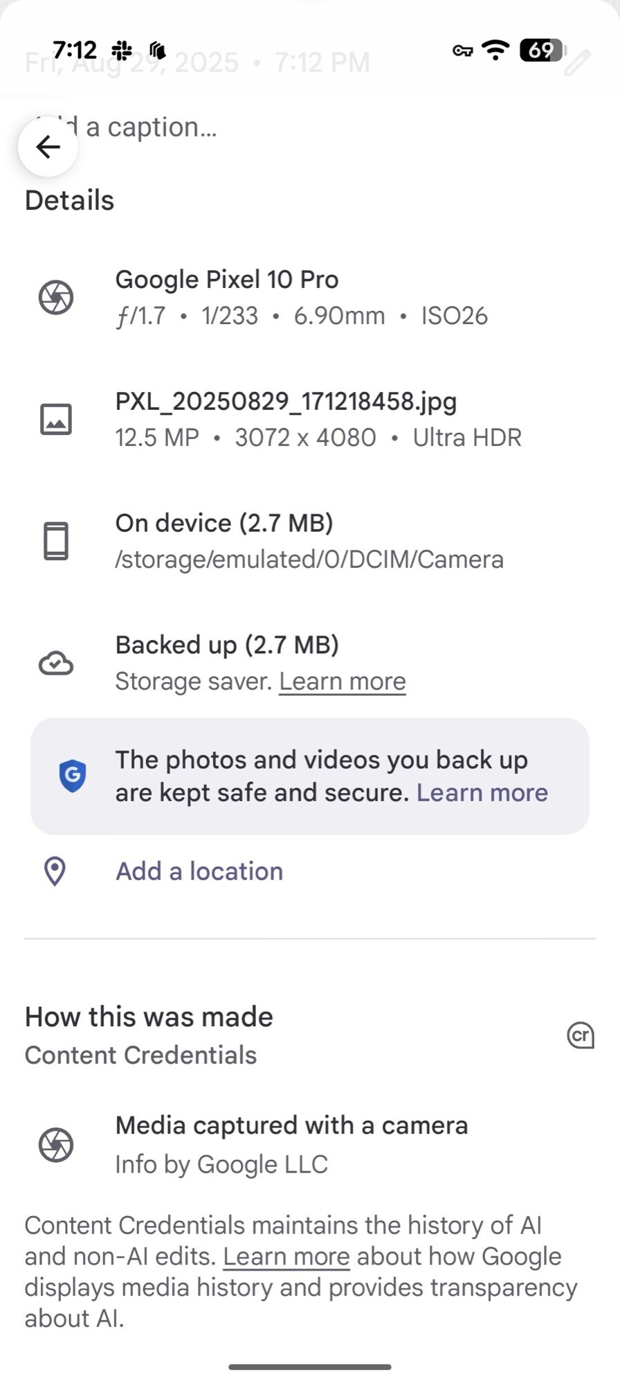 Google Pixel 10 Pro Crega Credenshot Credenciais C2PA