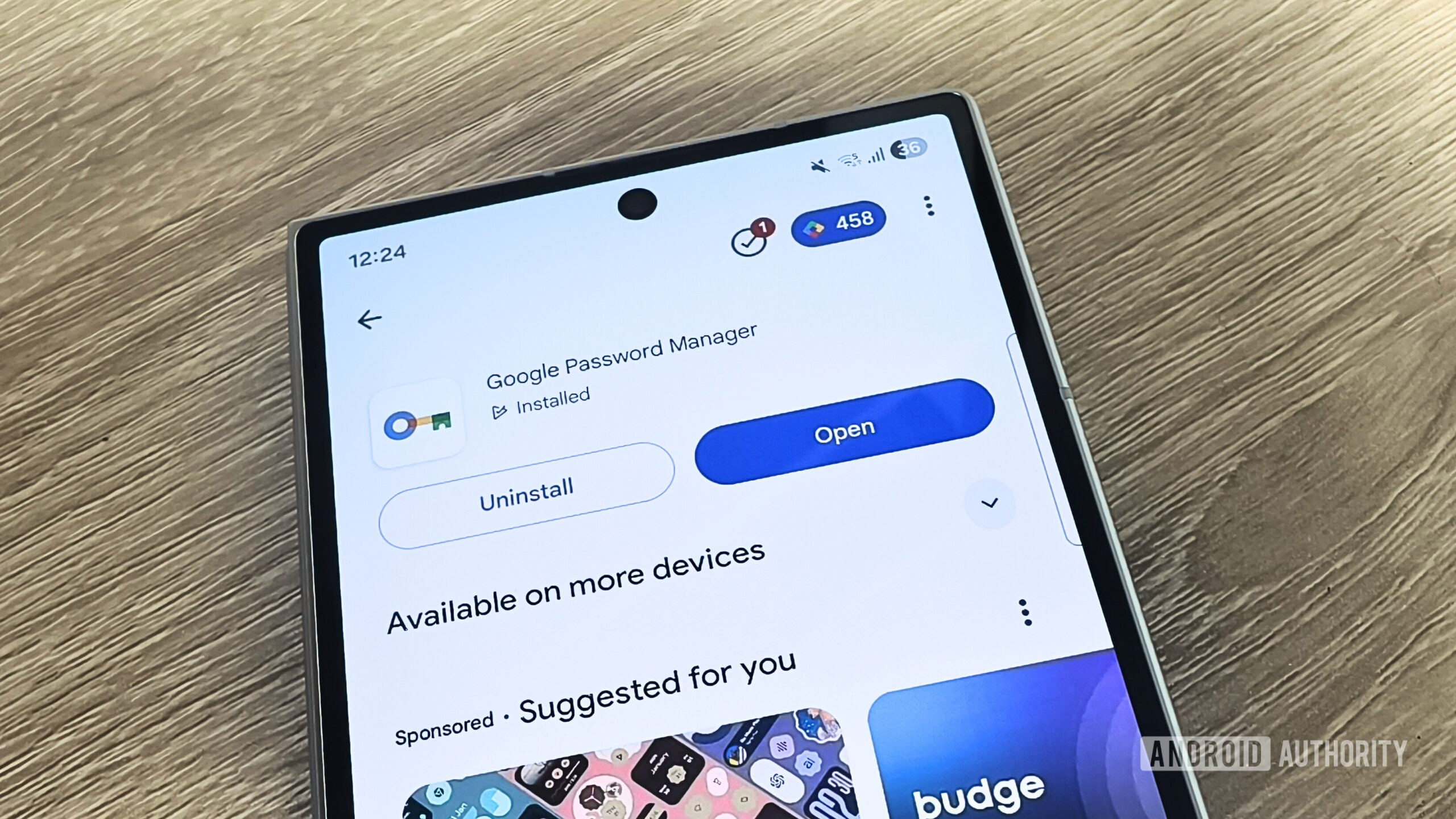 Listagem de lojas do Google Manager Manager