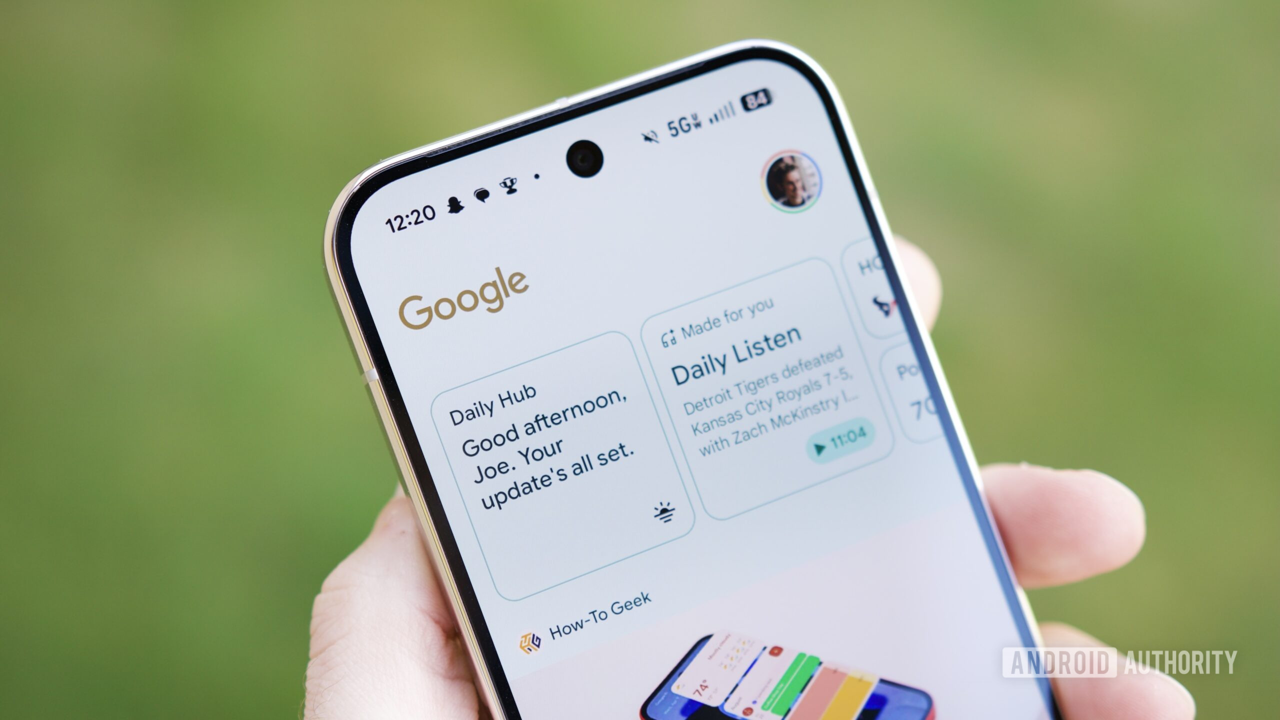 Google Pixel 10 Pro Daily Hub Google Discover Watermark Ícone diário do hub no Google Discover.