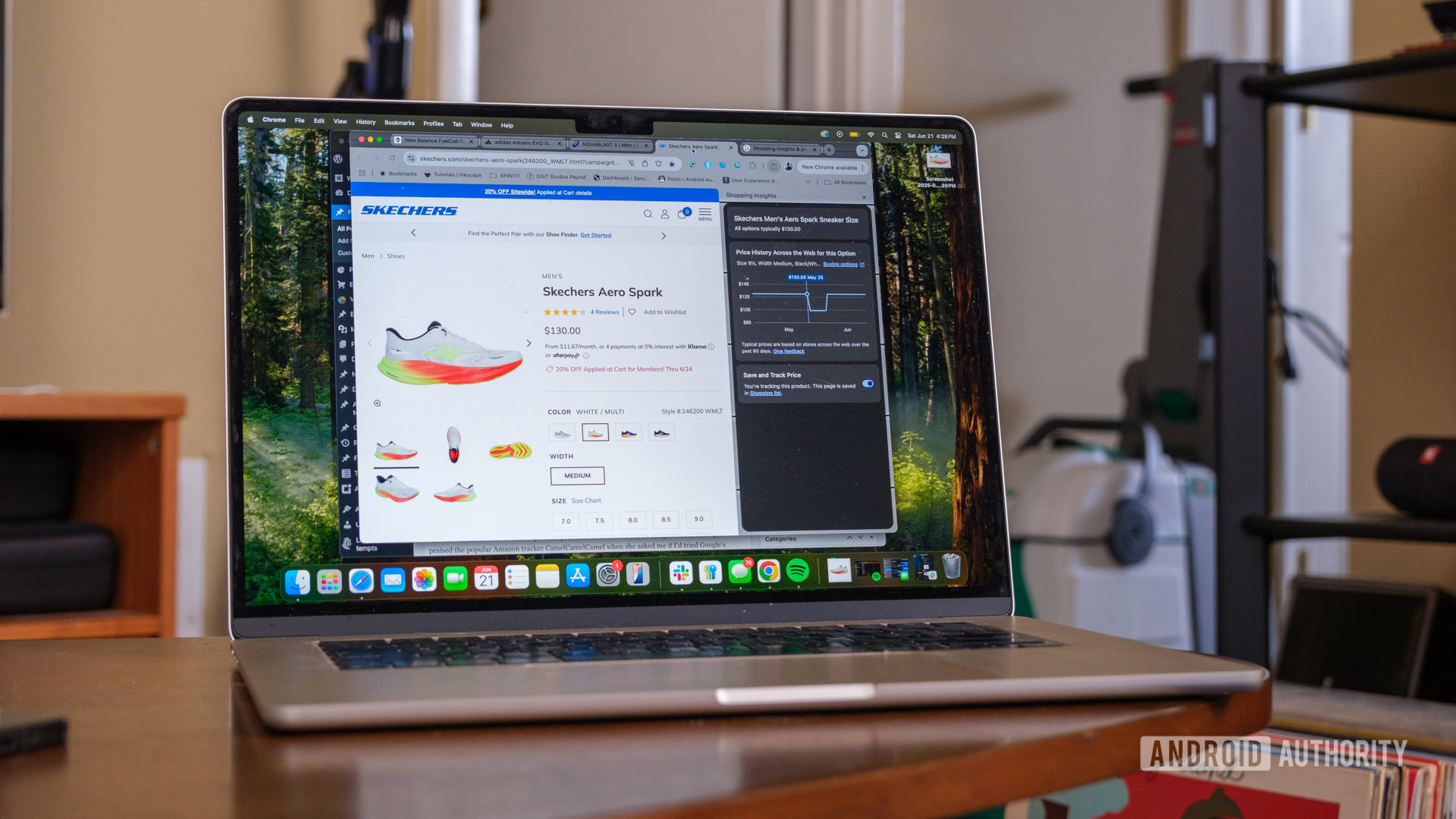 Google Chrome Shopping Insights Histórico de preços completos