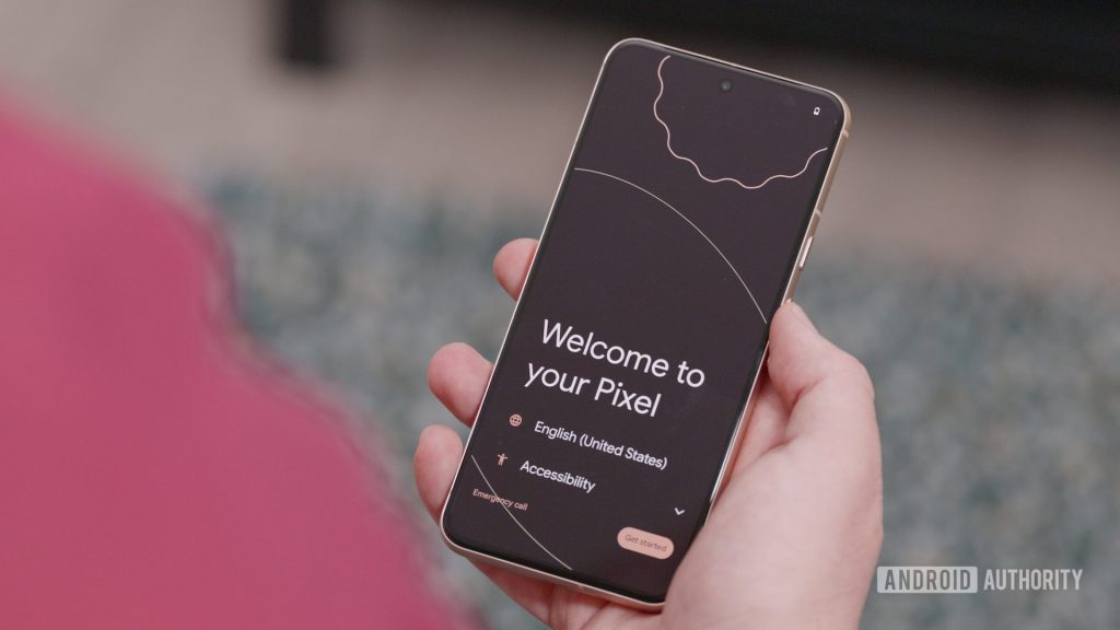 A nova tela de boas -vindas de Pixel parece terrivelmente semelhante à de um iPhone