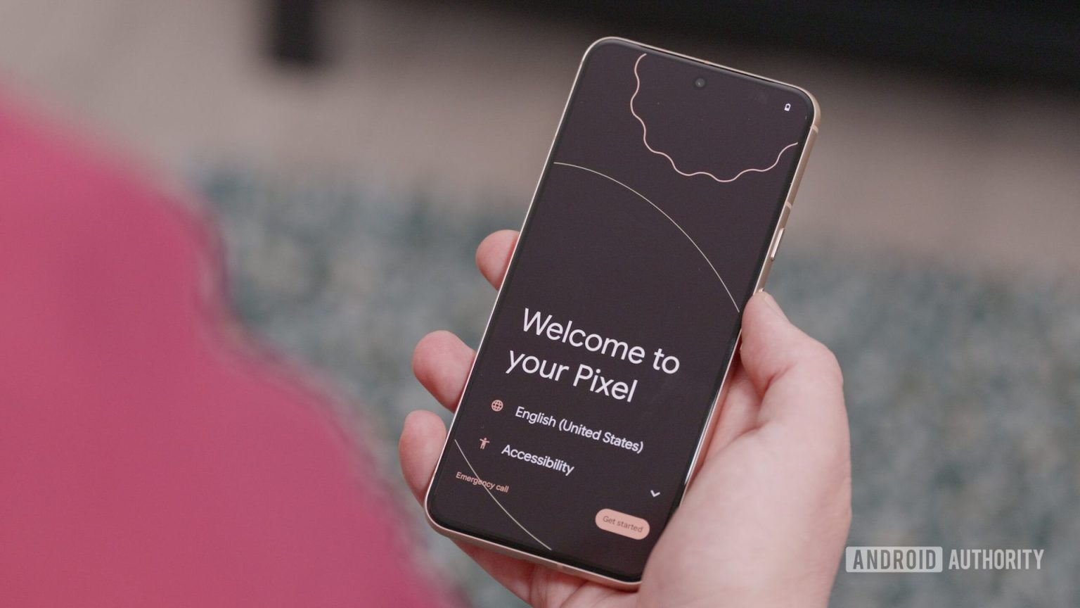 A nova tela de boas -vindas de Pixel parece terrivelmente semelhante à de um iPhone