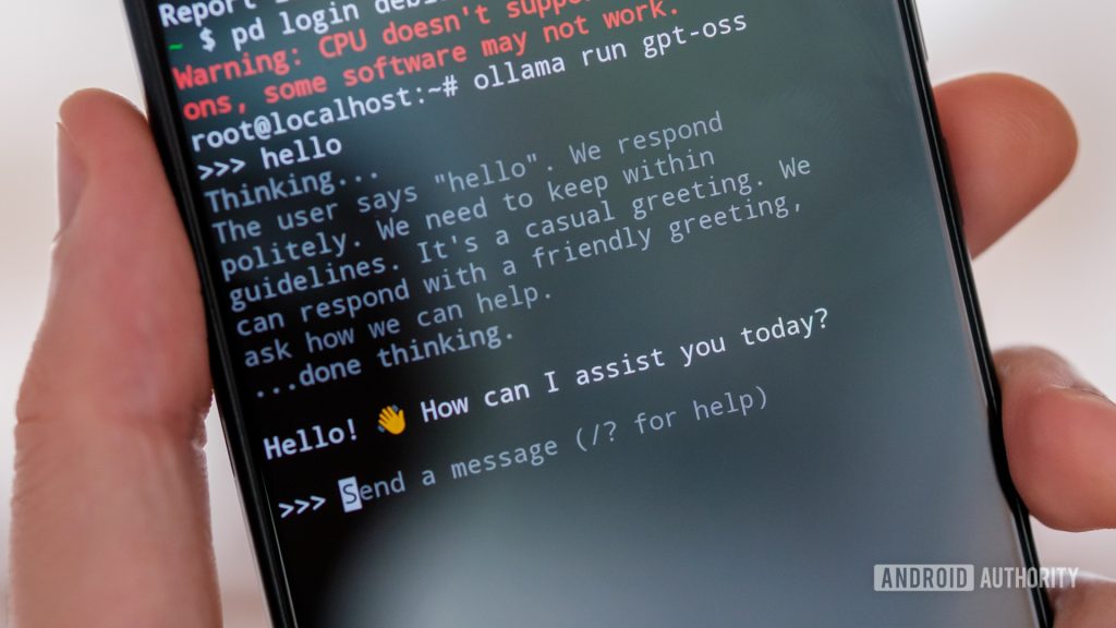 Chatgpt grátis e offline no seu telefone? Tecnicamente possível, basicamente inútil