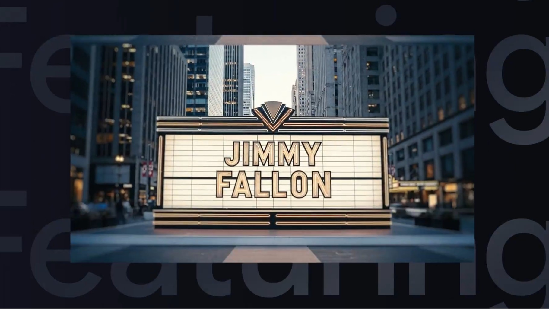 Jimmy Fallon feito pelo Google Celebridades Jimmy Fallon feito pelo Google Celebridades