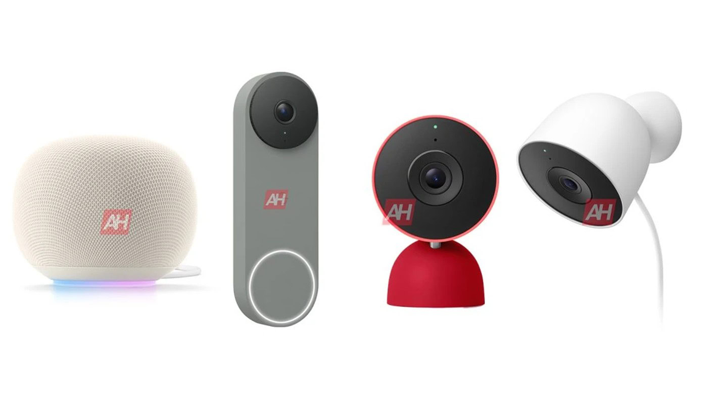 New Google Nest alto -falante Cam Doorbell renderiza