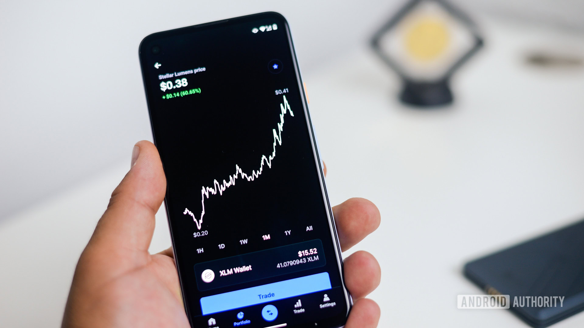 Stellar Lumens XLM Crypto Graph Stock Image Stellar Lumens XLM Crypto Graph Stock Image