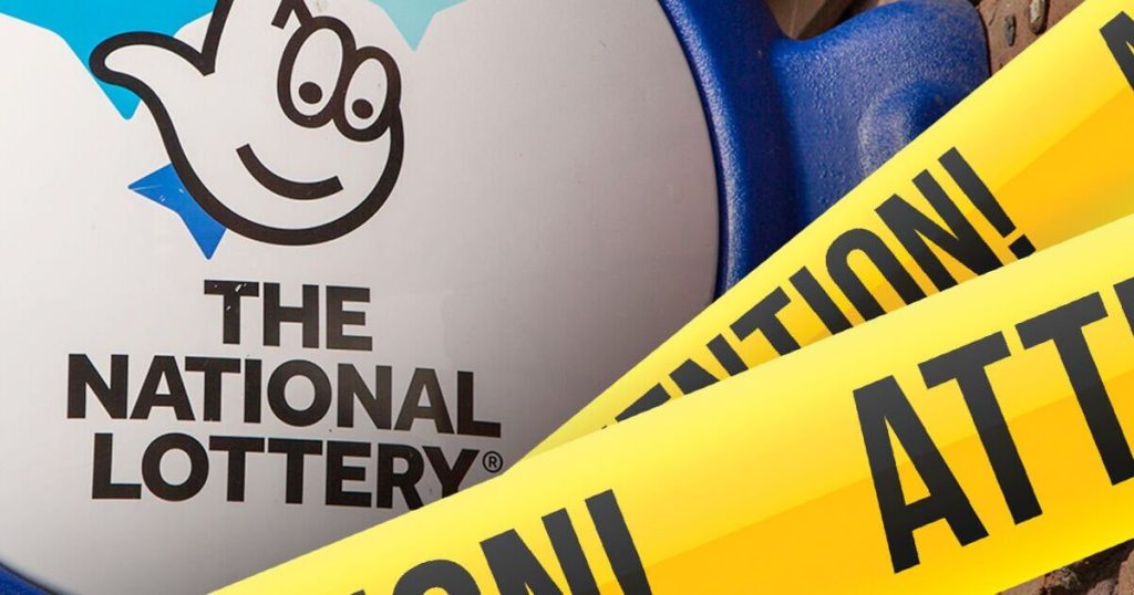 Loteria nacional com todos os jogadores do Reino Unido bloqueados de contas por dias
