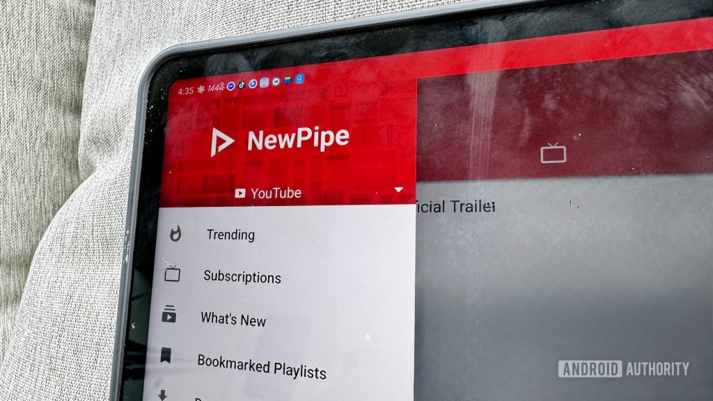 Newpipe é a melhor alternativa do YouTube que eu encontrei