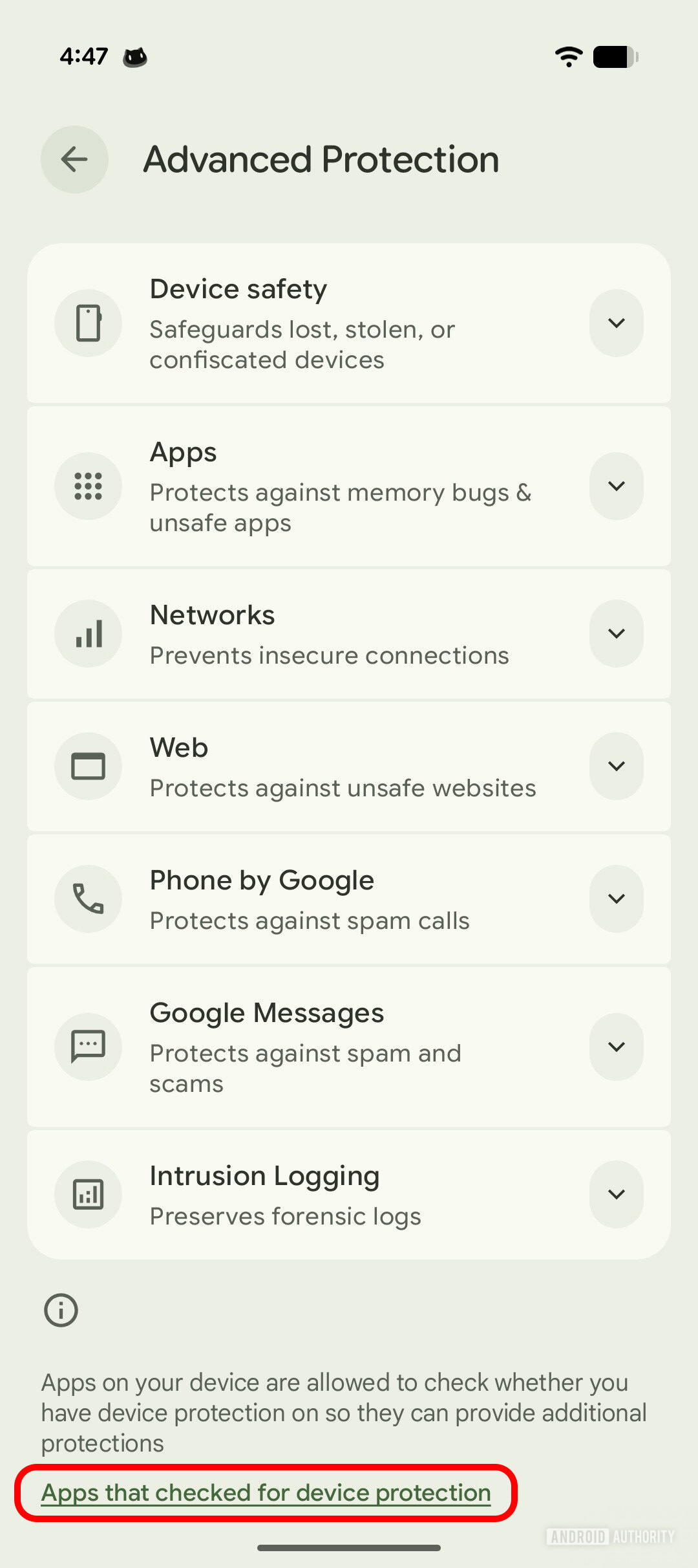 Google Apps de proteção avançada