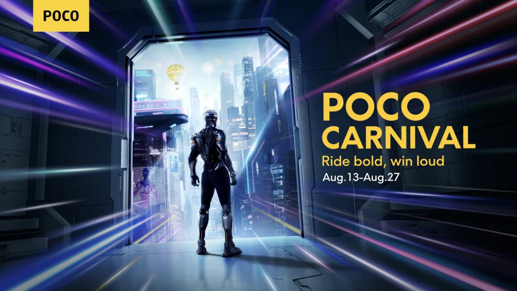 O Poco Carnival 2025 traz jogos divertidos, desafios de mídia social e descontos maciços