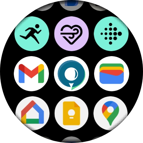 Pixel Watch App Drawer Fitbit ícones antigos