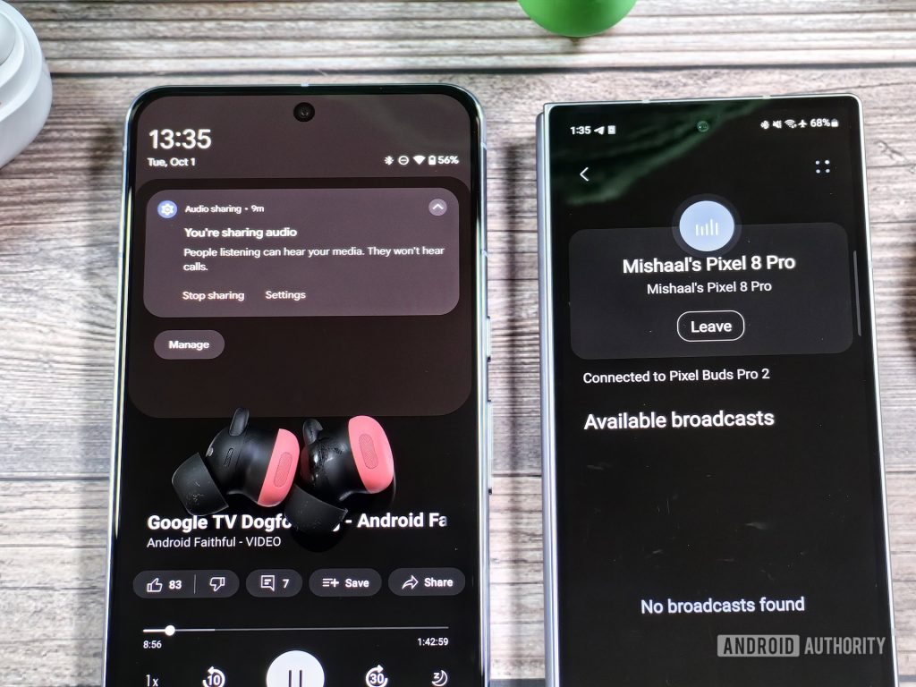 O lançamento do Google de compartilhamento de áudio Bluetooth em Pixels tem sido uma bagunça