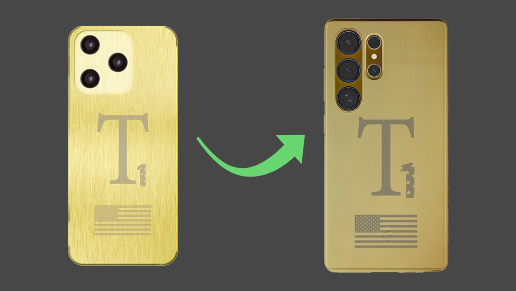 O mais recente teaser de telefone em T1 do Trump Mobile falha em ocultar um erro épico de photoshop