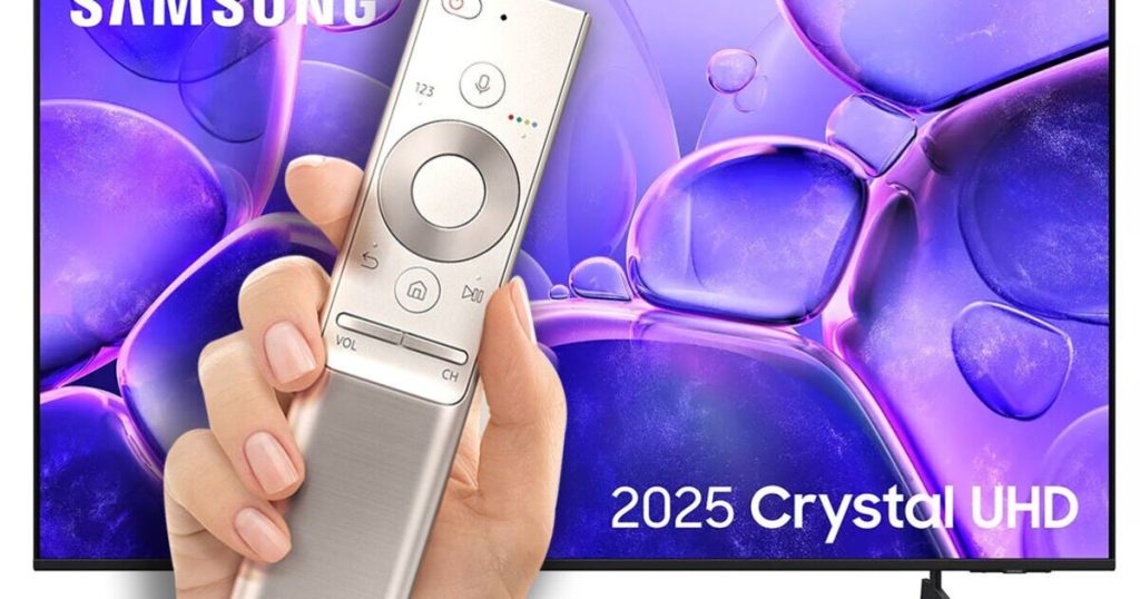 Os compradores da Argos correm para obter TVs Samsung pelo preço mais baixo de todos os tempos e isso não é tudo