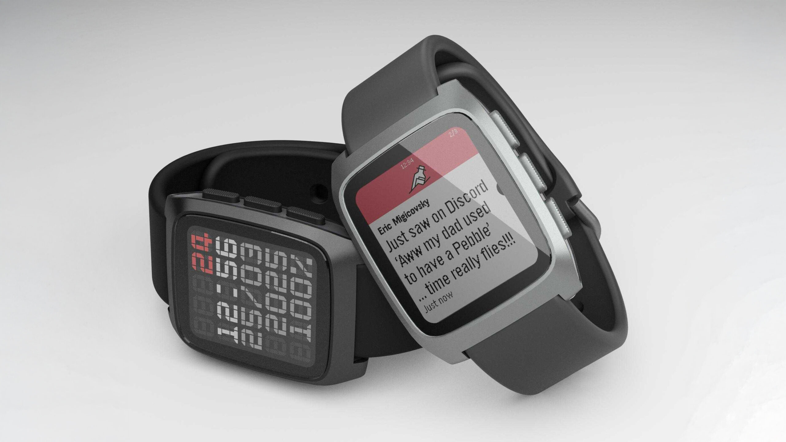Relógio inteligente Pebble Time 2
