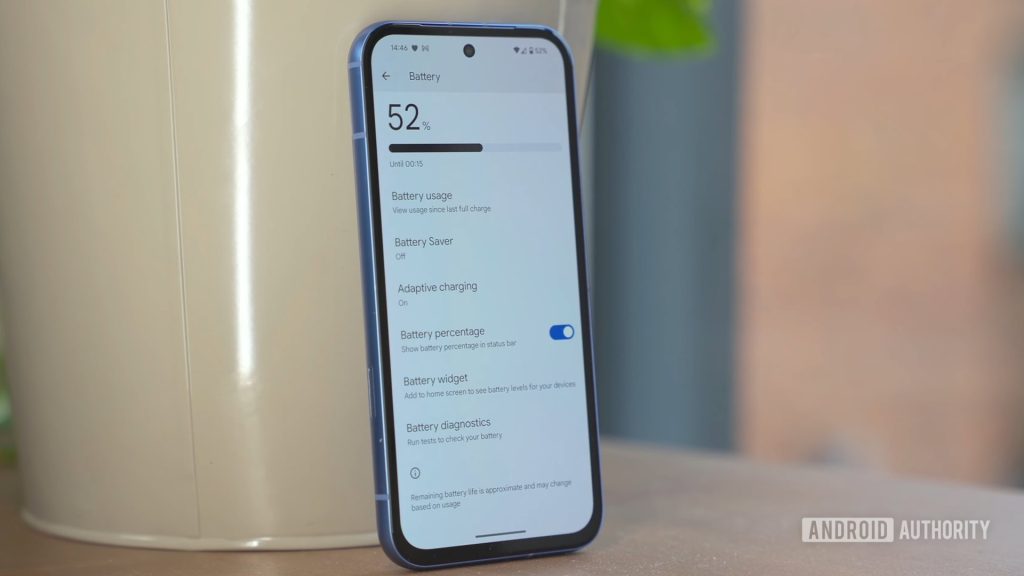 Qual é a porcentagem de saúde da bateria do seu smartphone?