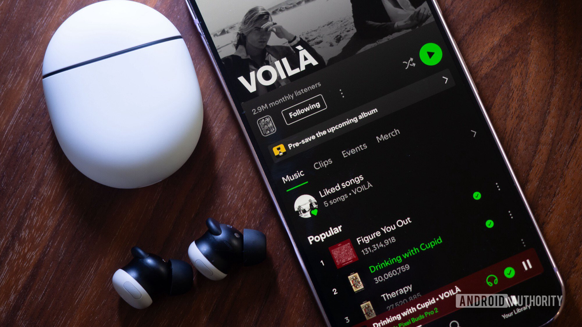 Google Pixel Buds Pro 2 Spotify