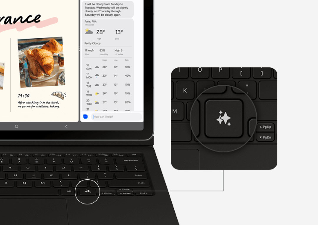 Teclado Galaxy Tab S11