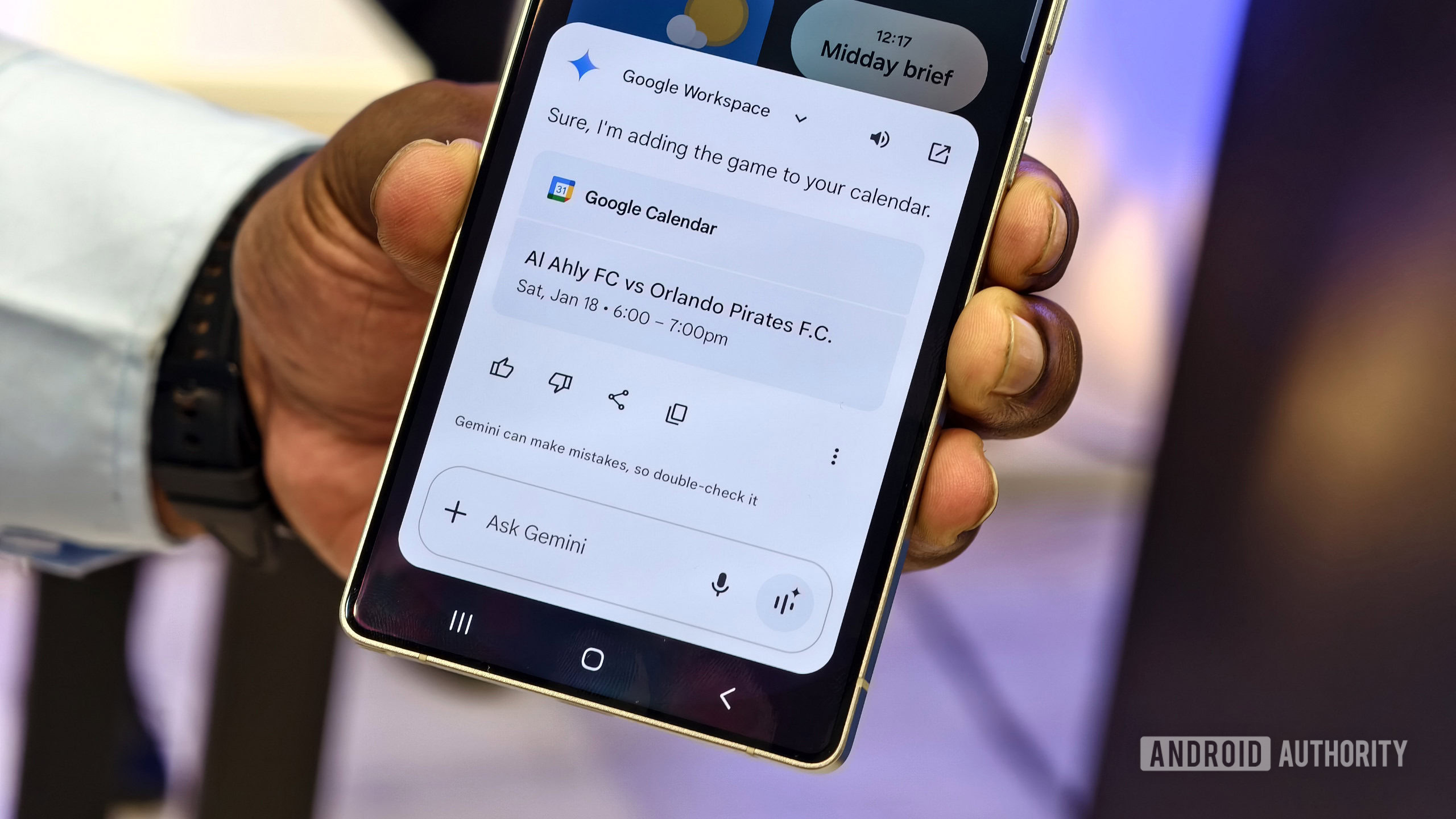 Samsung Galaxy S25 Ultra Cross App Ações Gemini