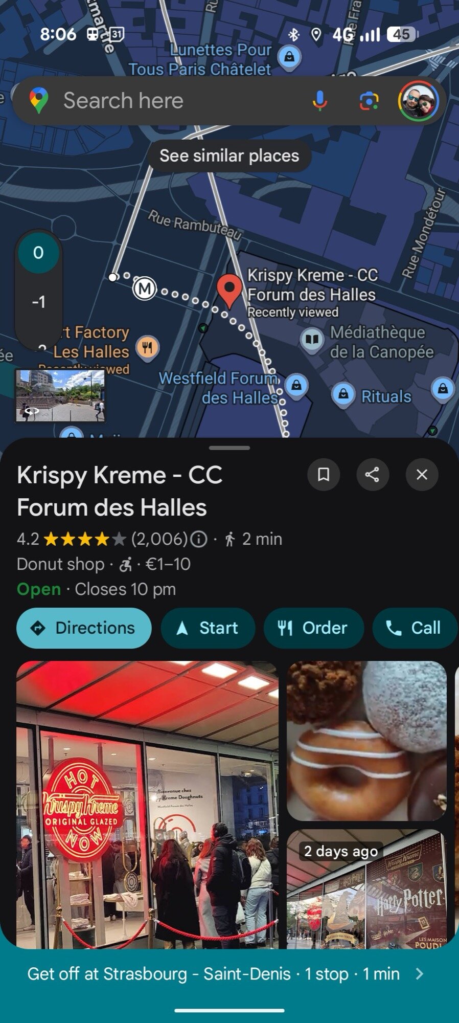Google Maps ScreenShot Transporte Público Instruções Novas 5 5