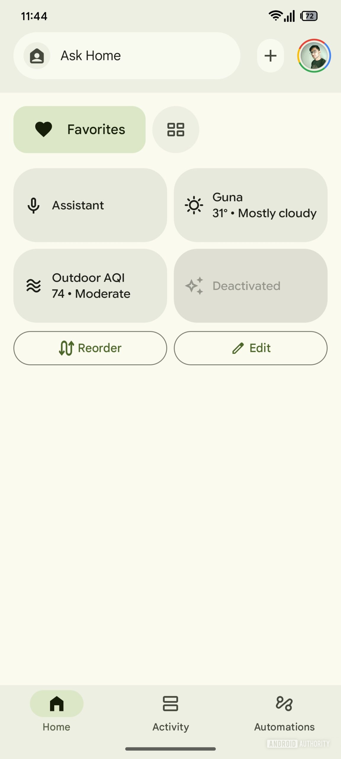 Google Home no próximo interface do usuário (2)