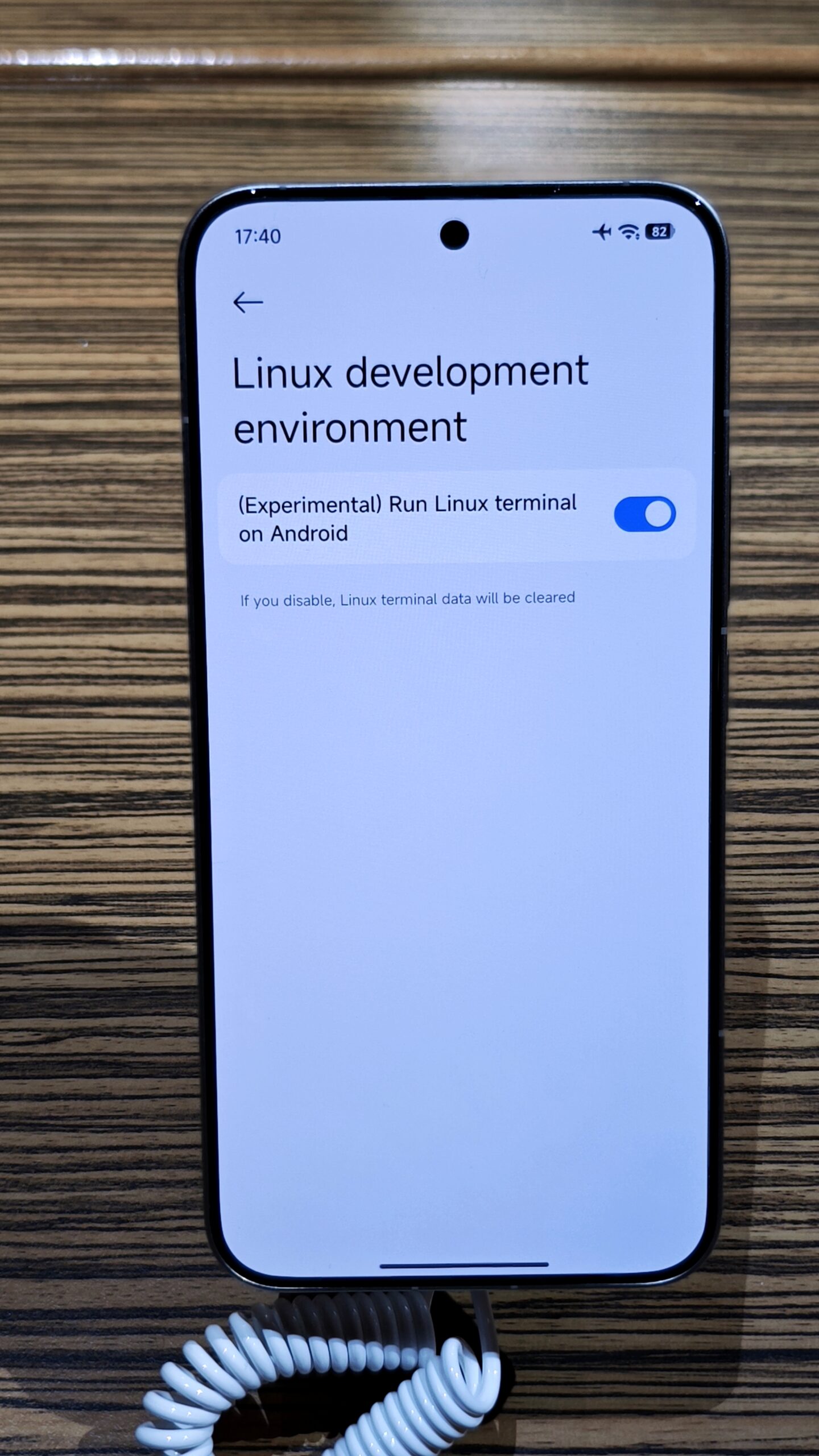 Configuração do terminal Linux em Xiaomi Hyperos 3