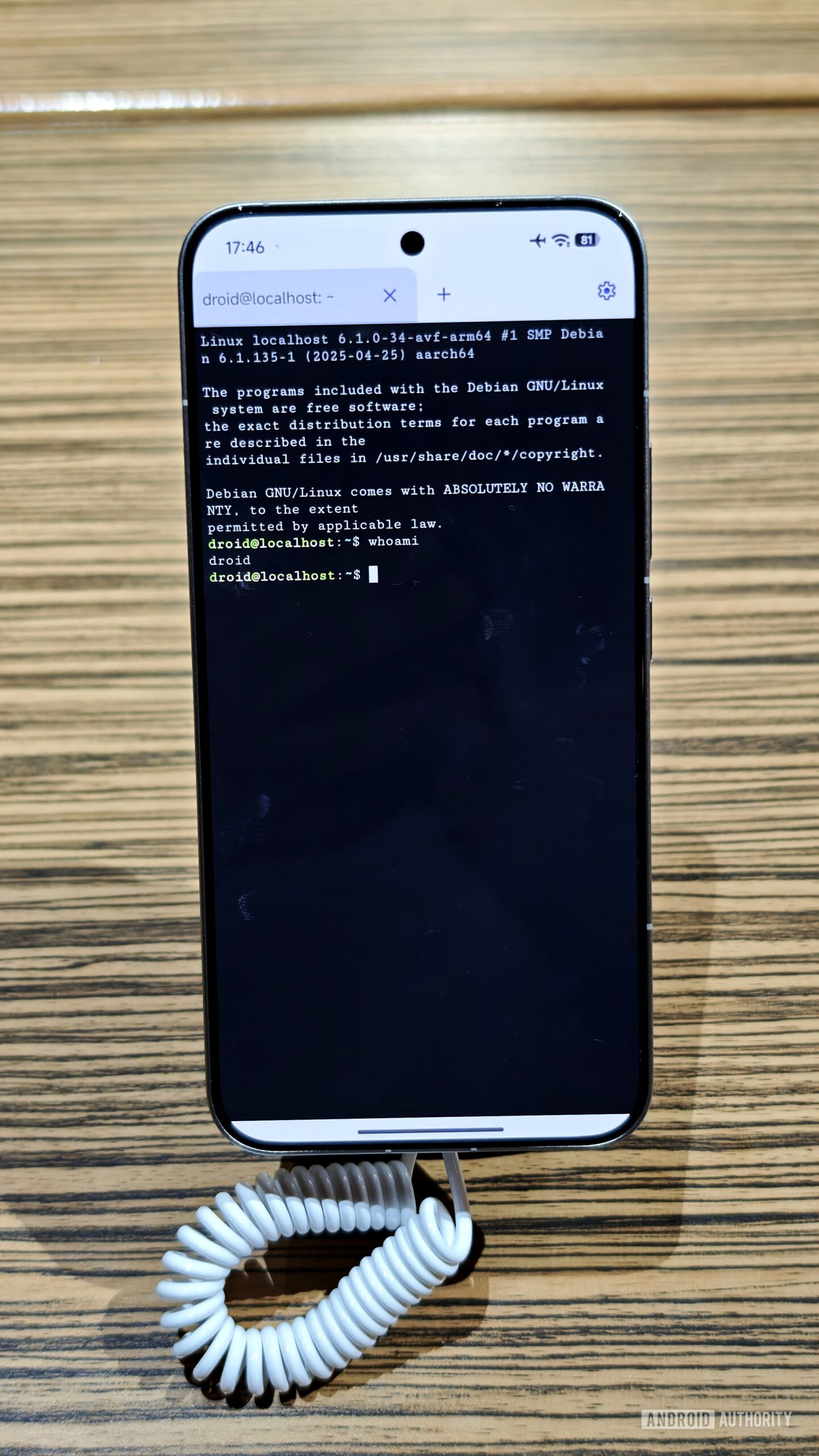 App Linux Terminal em Xiaomi Hyperos 3 em Xiaomi 15T Pro