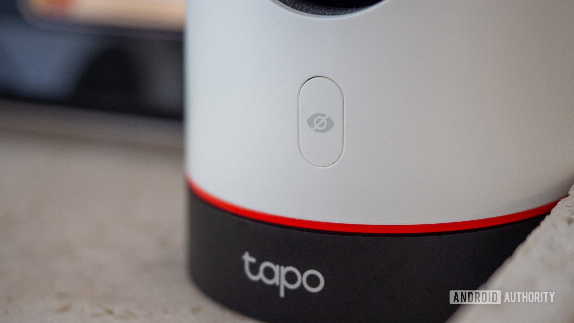 Link TP Tapo C225 Botão de privacidade da câmera de segurança Link TP Tapo C225 Botão de privacidade da câmera de segurança