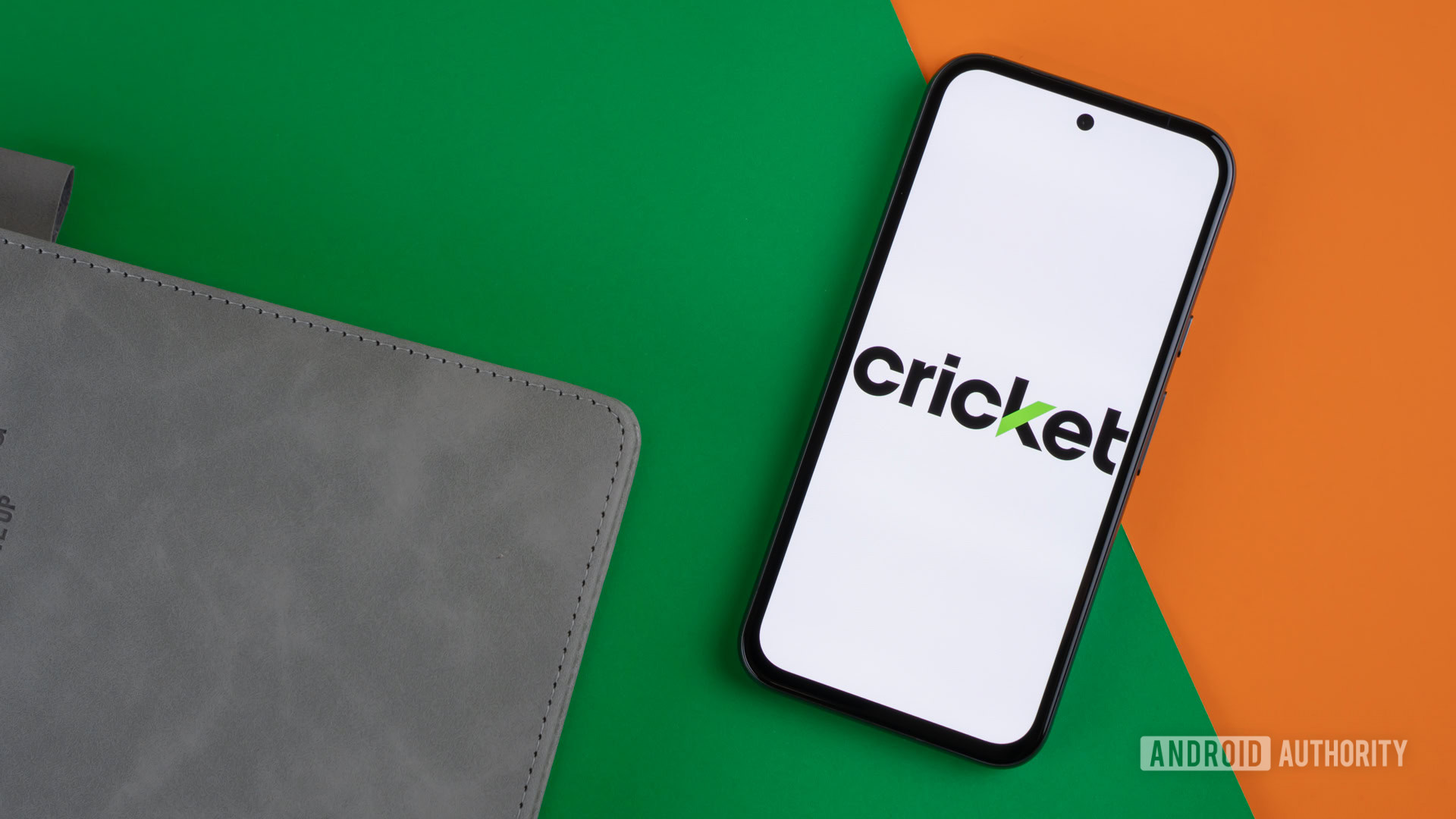 Logotipo sem fio de críquete no smartphone Stock Photo (1)