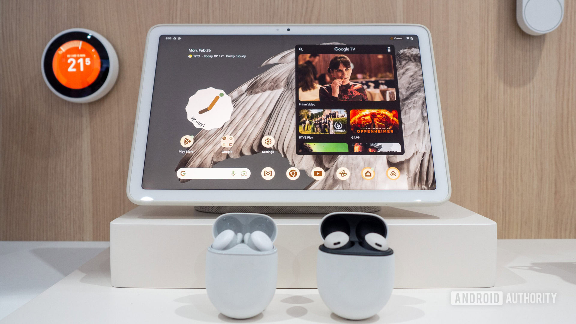 Google Nest Hub Max e família Google Nest Hub Max e família