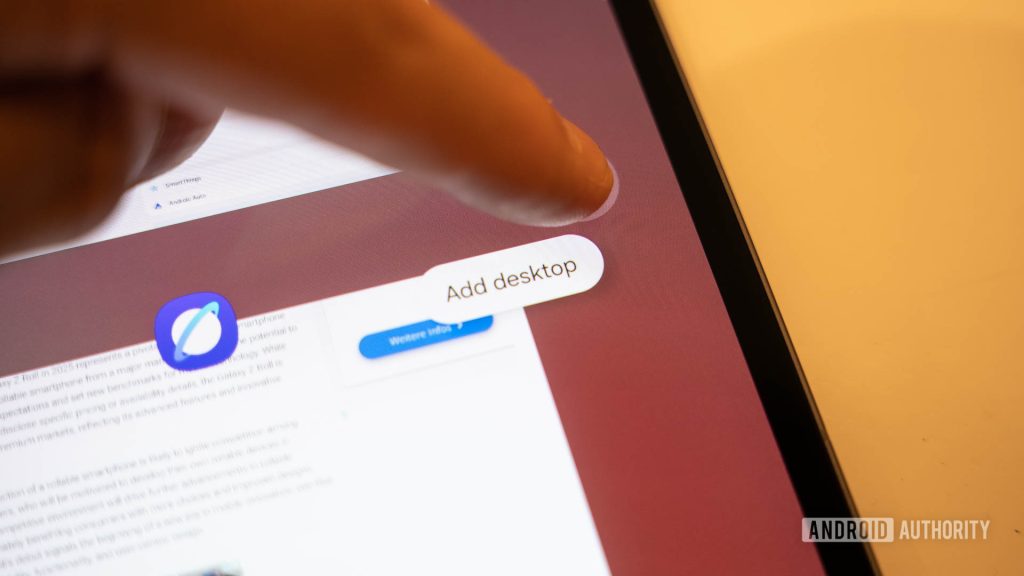 O Galaxy Tab S11 agora pode ser um cavalo de trabalho de monitor duplo com DEX
