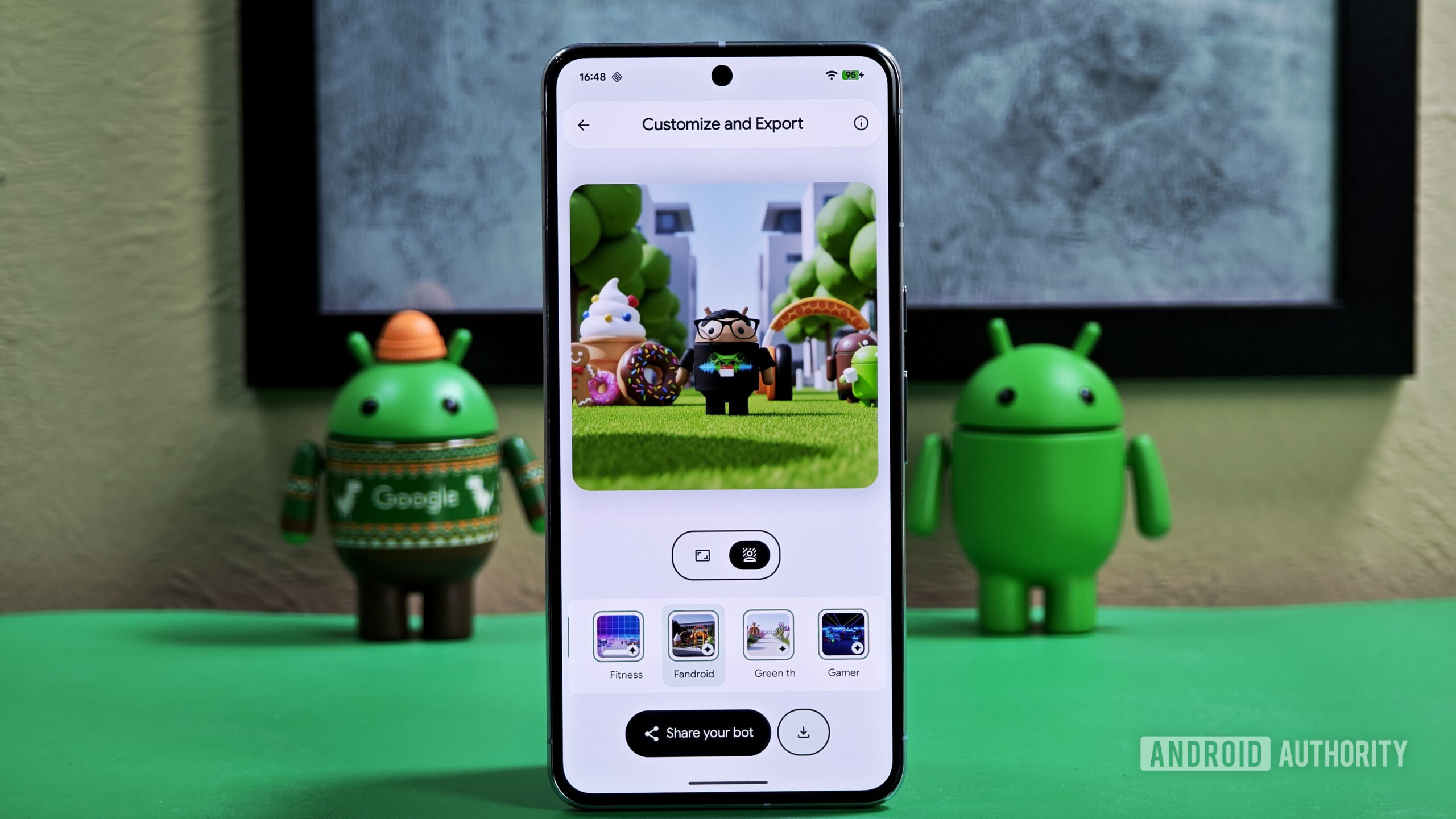 Criando o Android Bot personalizado com Androidify