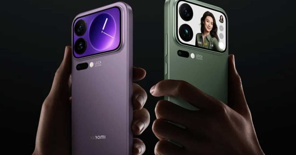 O novo telefone Xiaomi segira a Apple com a segunda tela e a caixa de jogos