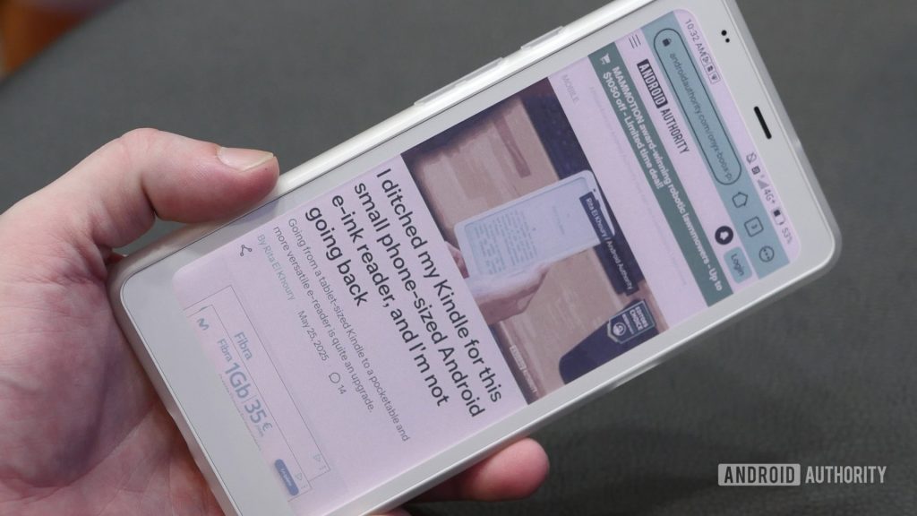 O próximo Boox Color Palma parece mais smartphone do que nunca