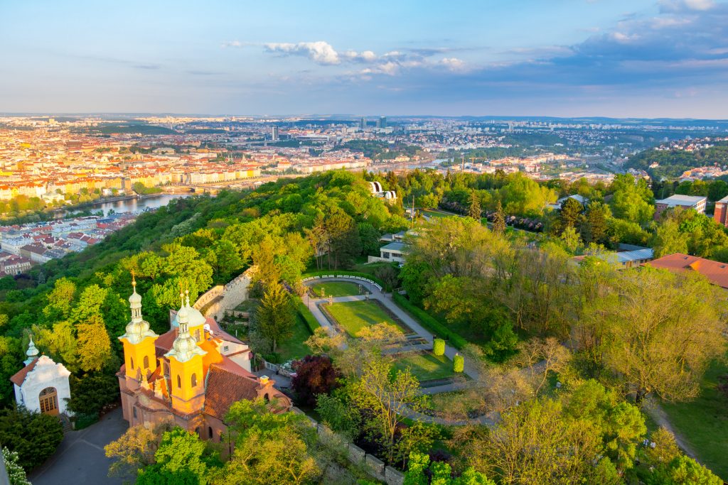 6 melhores parques em Praga