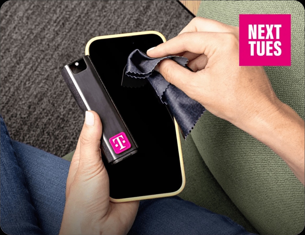 T Mobile Terça -feira Kit de limpeza grátis T Mobile Terça -feira Kit de limpeza grátis