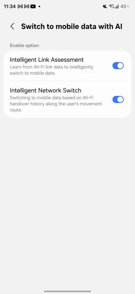 Samsung One UI 8.5 Switch de dados móveis alterna Sammyguru Samsung One UI 8.5 Switch de dados móveis alterna Sammyguru
