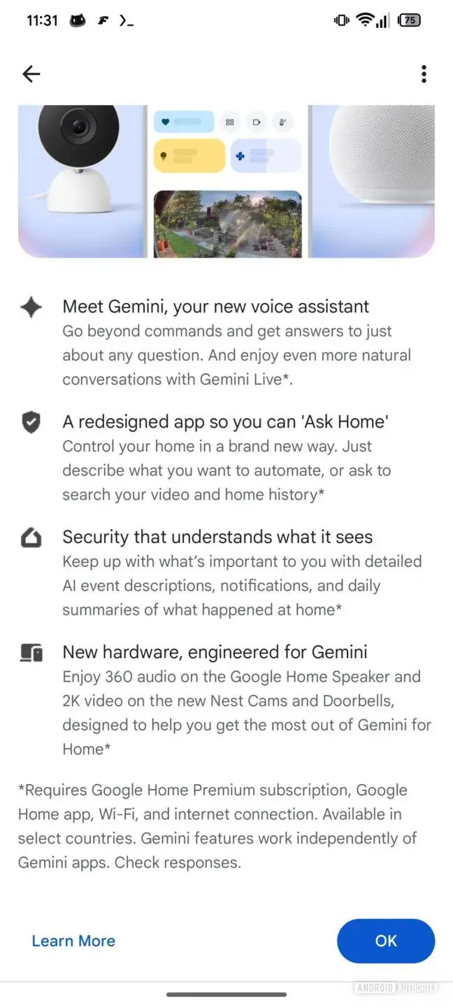 Gemini Google Home Screen atual AssembledeBug