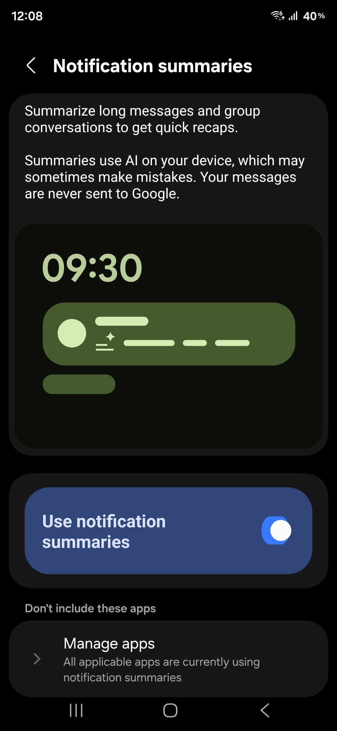 Samsung One UI 8.5 AI Resumos de notificação Sammobile 2