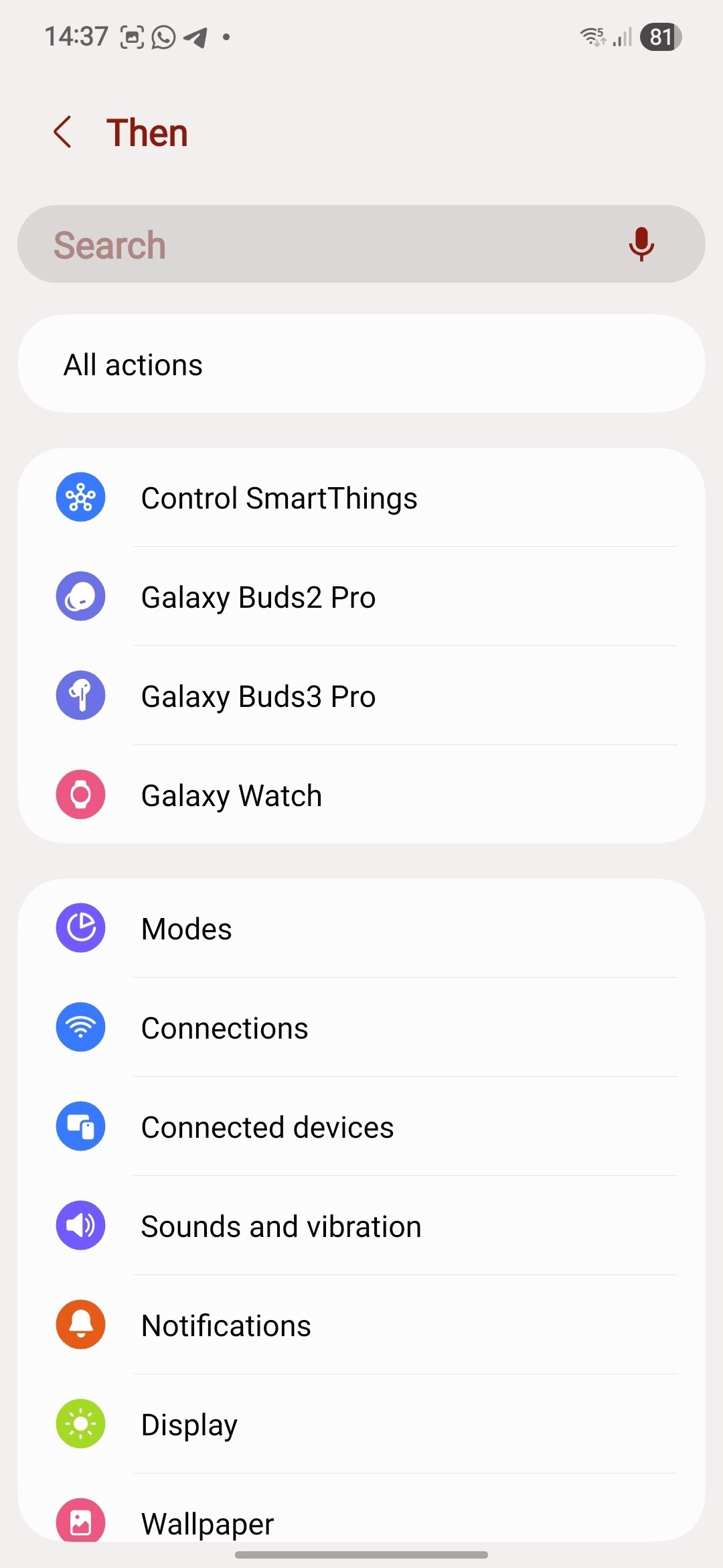 Rotinas dos modos Samsung (2)