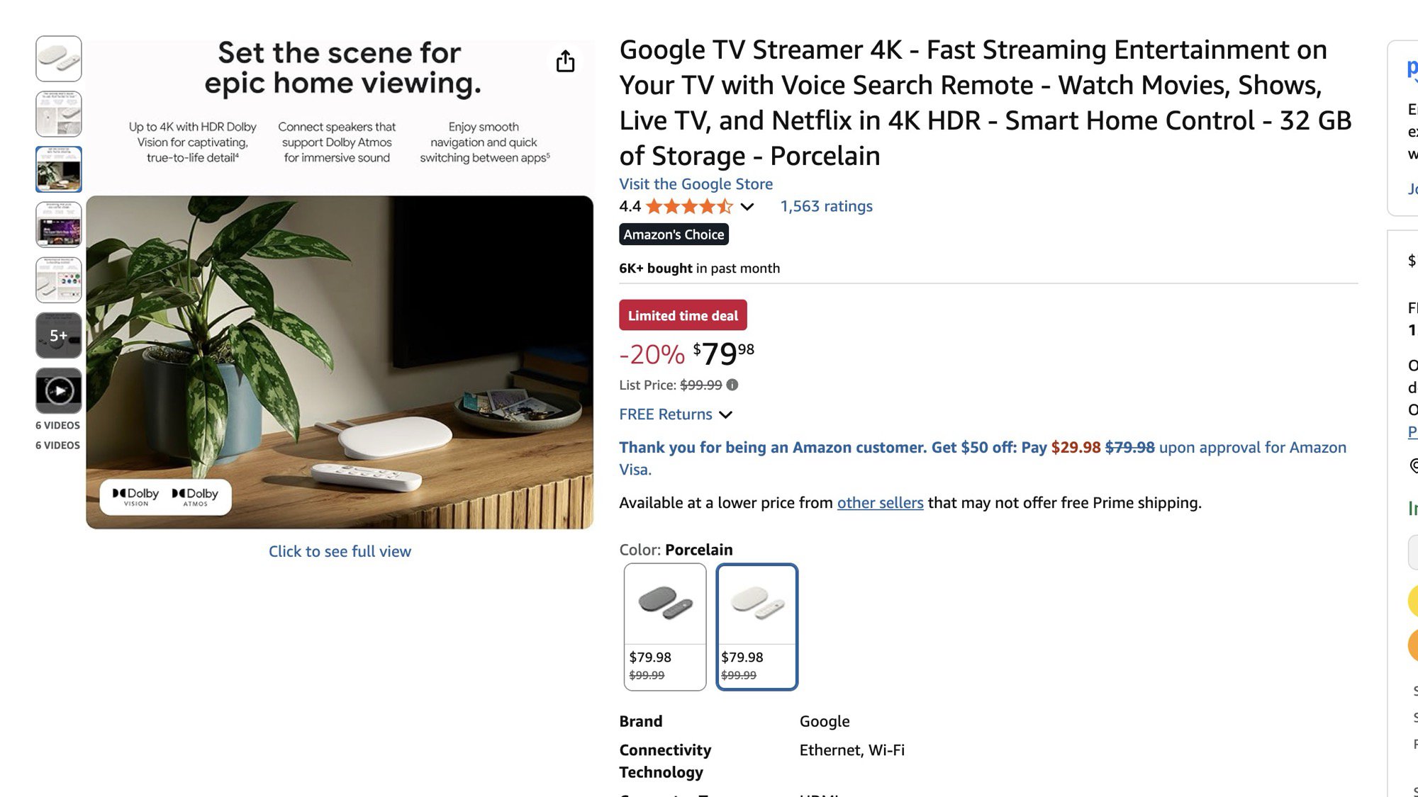 Google TV Streamer Deal para Amazon Prime Big Deal Days
