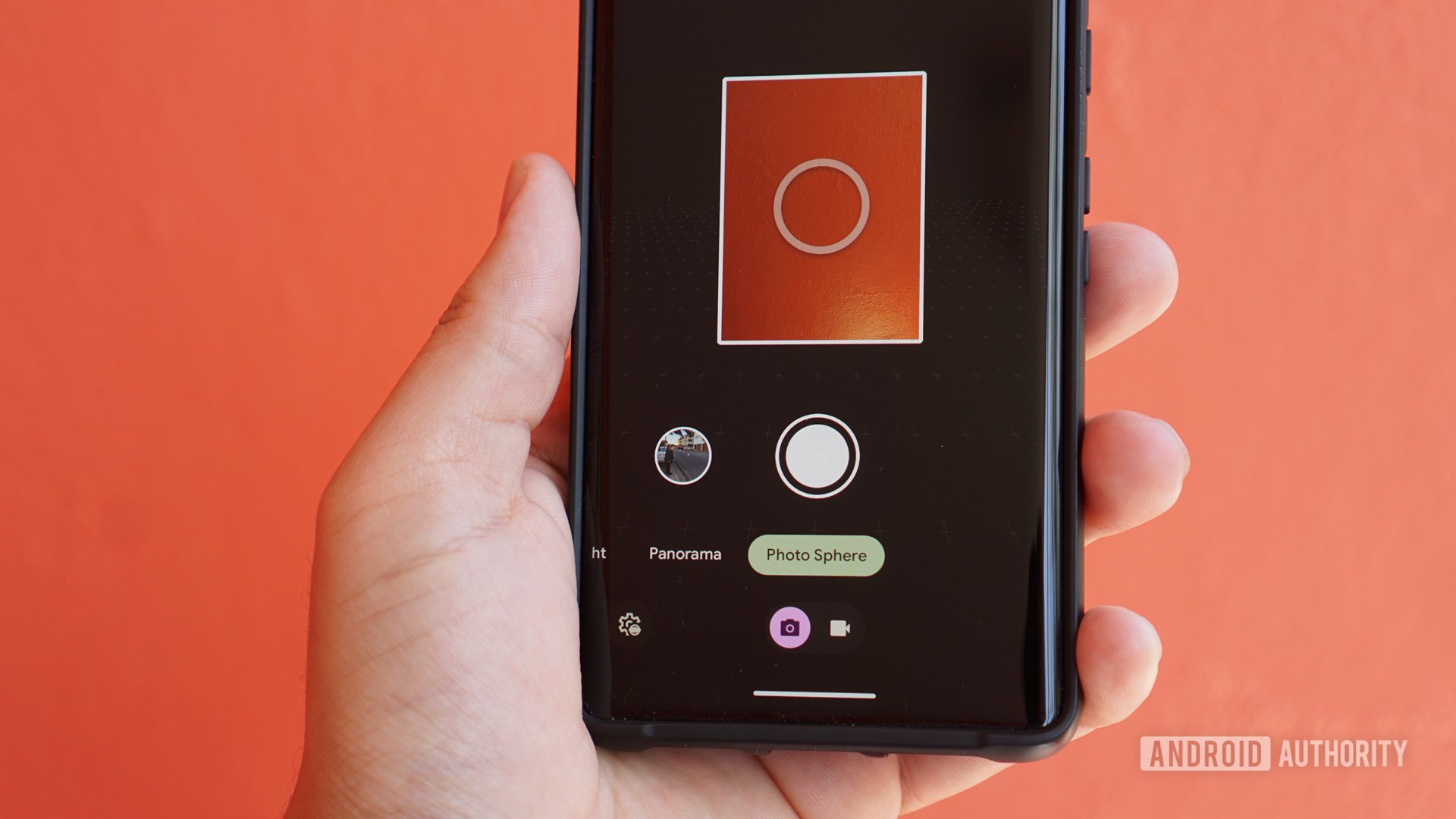 Modo Photo Sphere do Google Pixel 7 Pro redimensionado Modo Photo Sphere no Pixel 7 Pro.