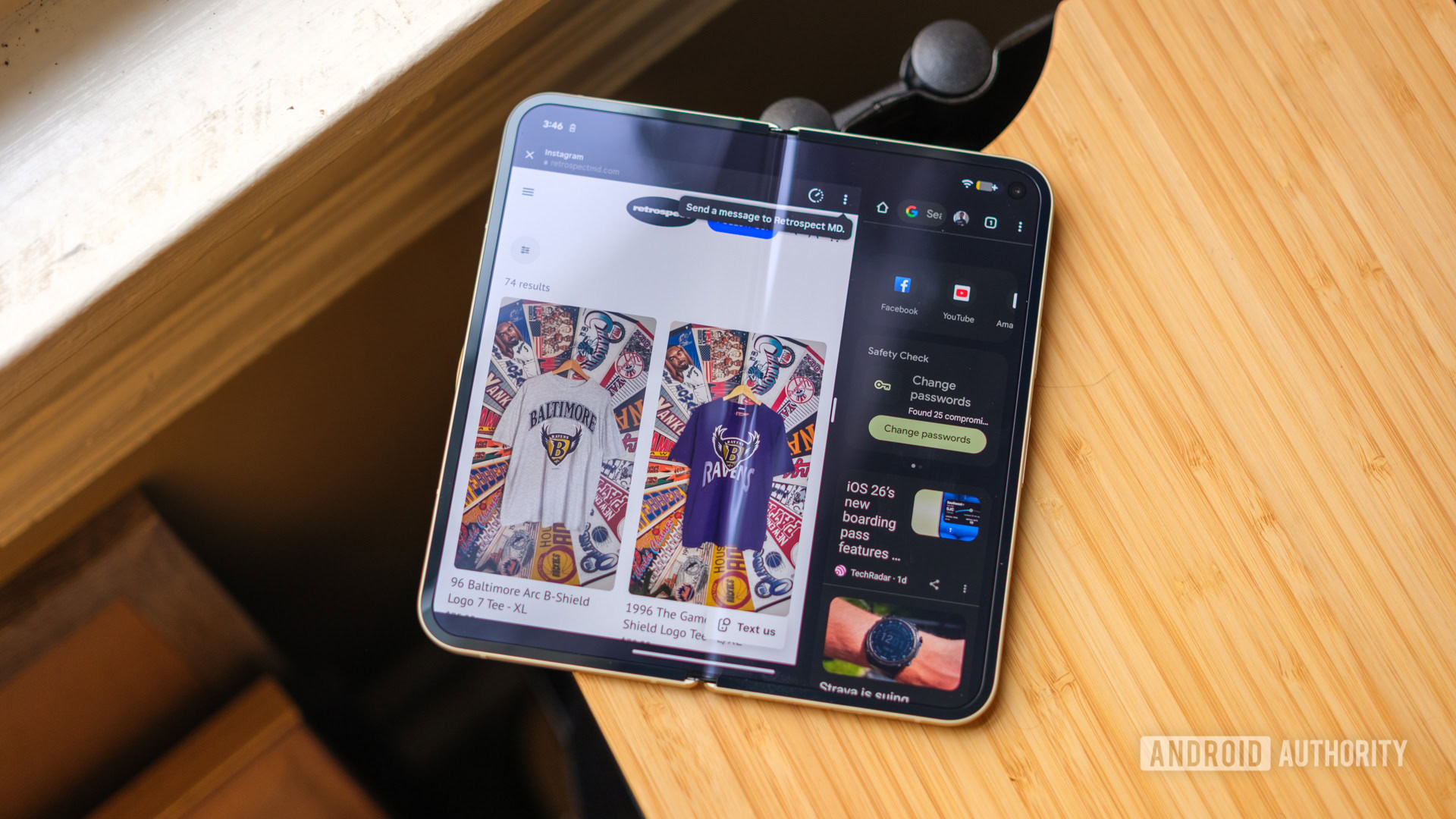 Multitarefa do Pixel 10 Pro Fold