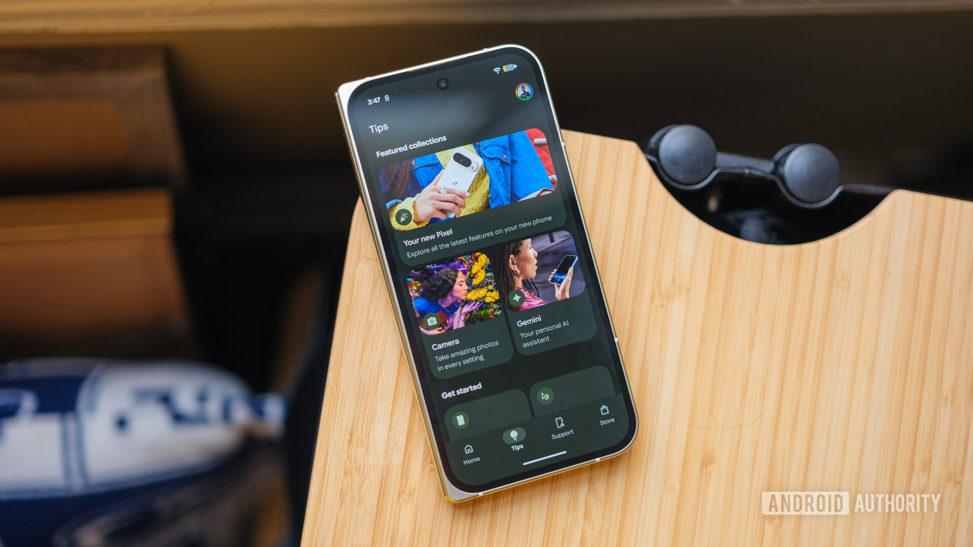 Pontas de pixel do Pixel 10 Pro Fold