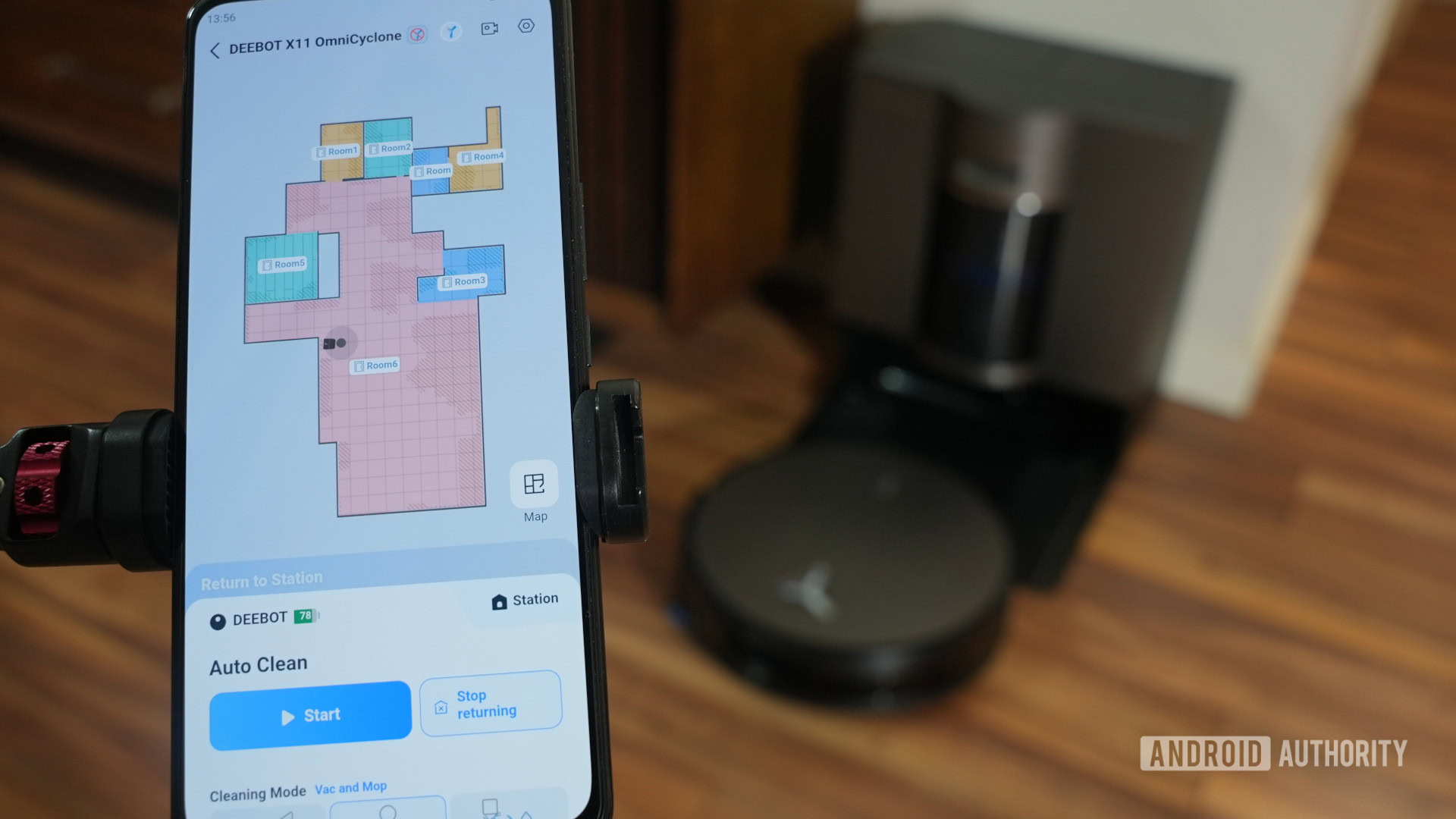 Mapa do Omniciclone Ecovacs Deebot X11 Mapa do Omniciclone Ecovacs Deebot X11
