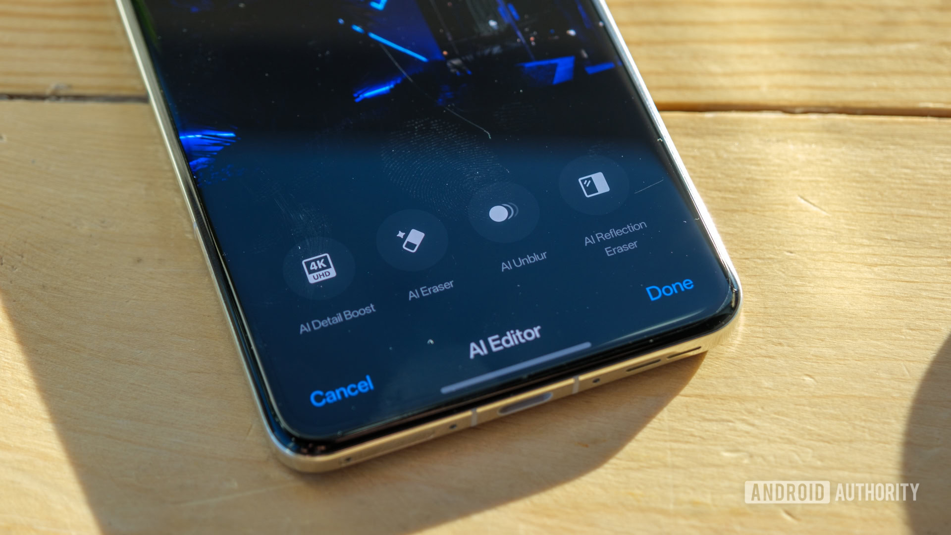 Ferramentas de edição de IA do OnePlus 13
