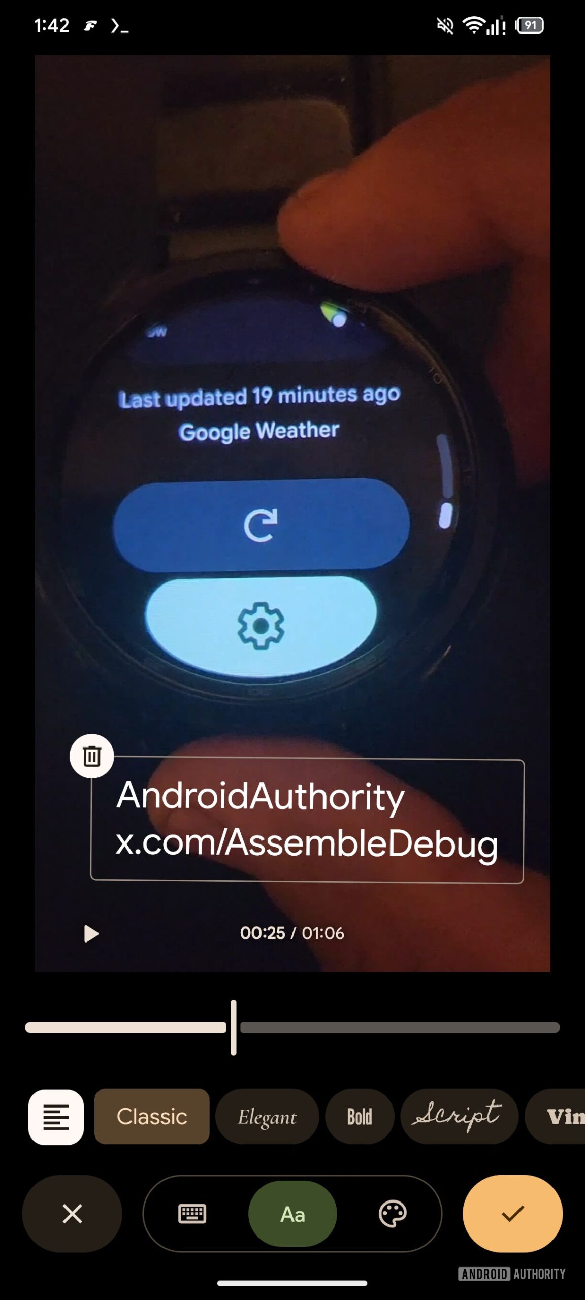 Google Fotos novos estilos de fonte de texto