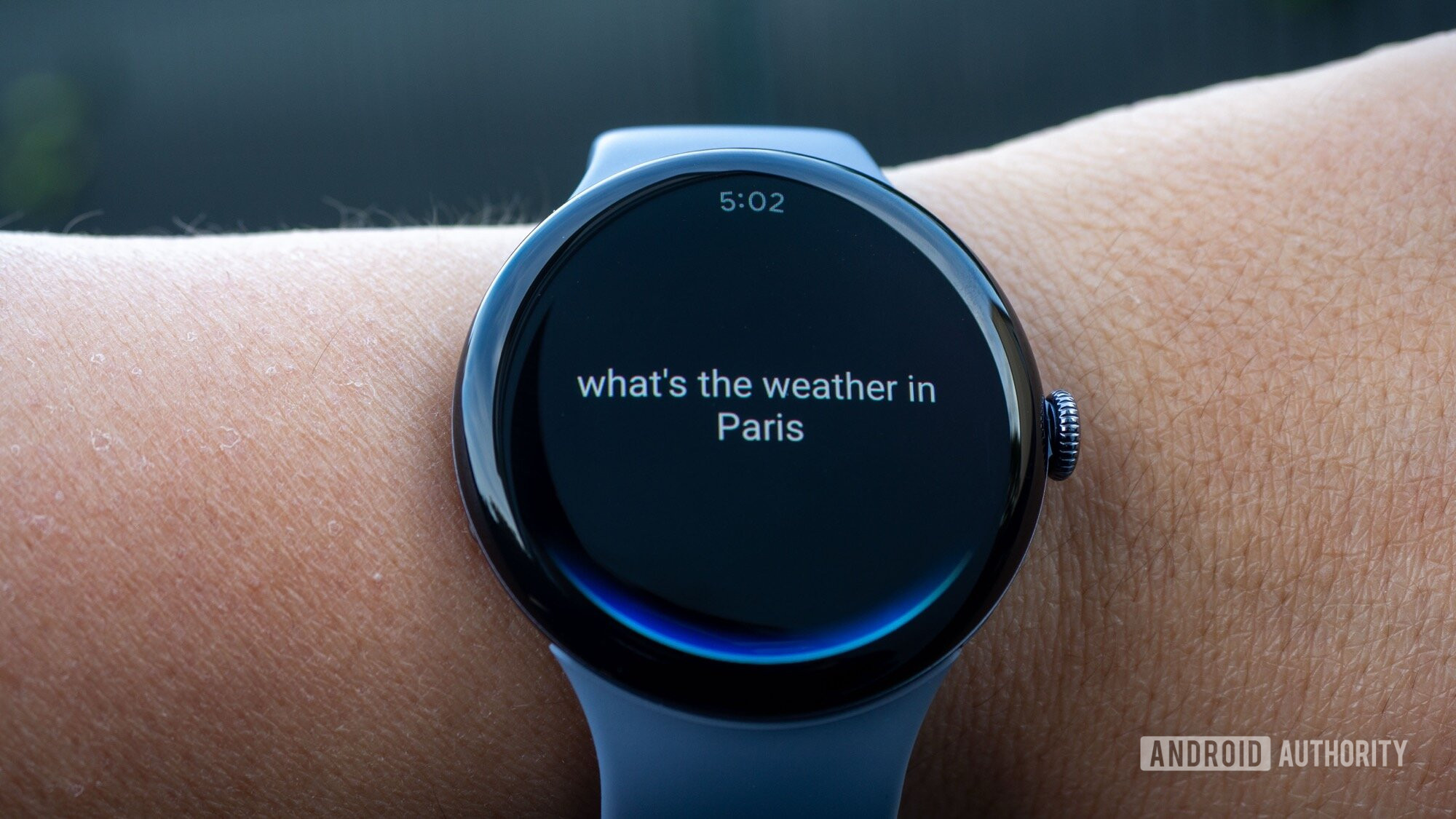 pergunta sobre o clima do google pixel watch 4 gemini
