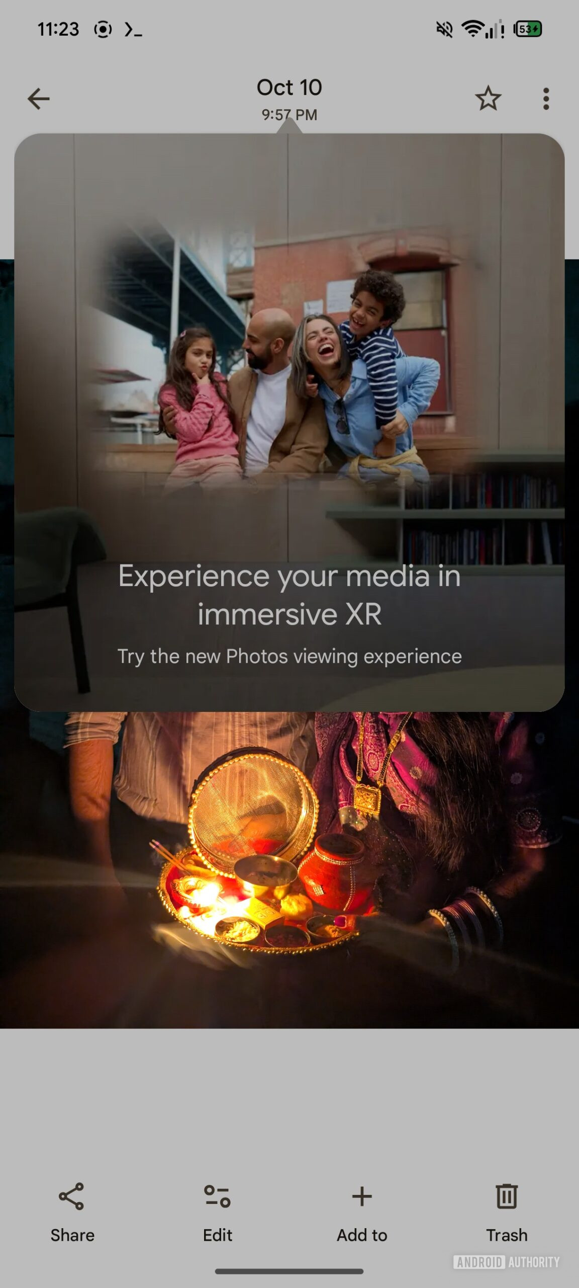Google fotos XR