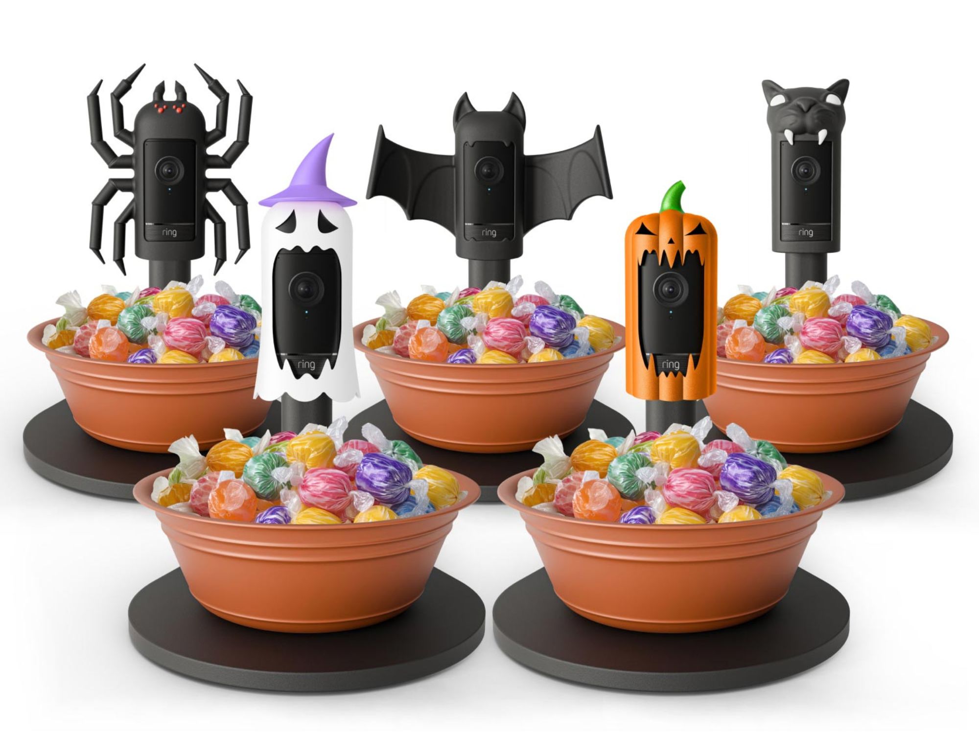 linha de câmera de doces de anel